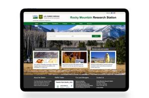 U.S. Forest Service Rocky Mountain Research Station RMRS home page