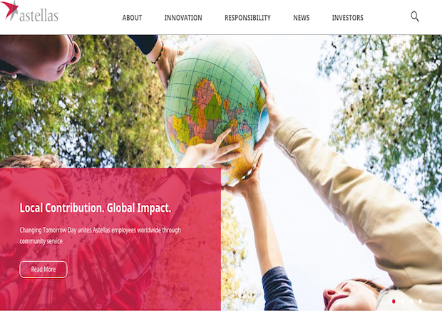 Astellas Corporate Website Platform