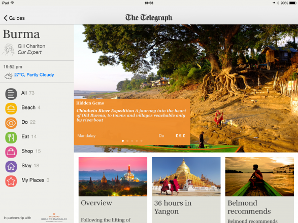 The Telegraph Travel Guides App