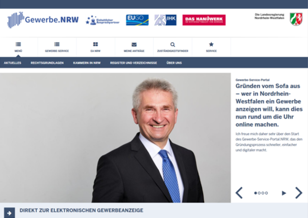 eGovernment Gewerbe-Service-Portal.NRW