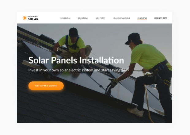 A Drupal 8 website redesign for Green Street Solar