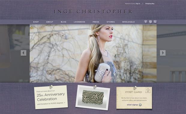 Inge Christopher - Homepage