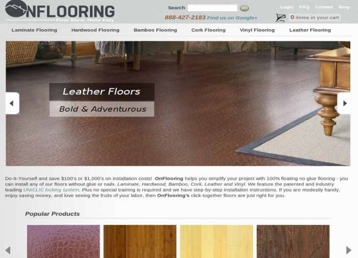 OnFlooring Home Page
