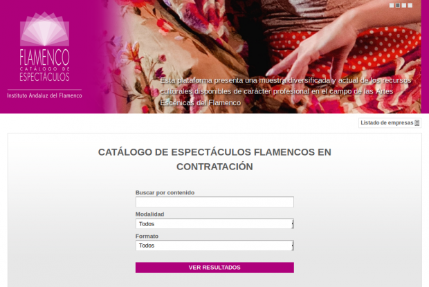  Rojomorgan Drupal Case Study Catalog of Flamenco Shows in Andalusia one