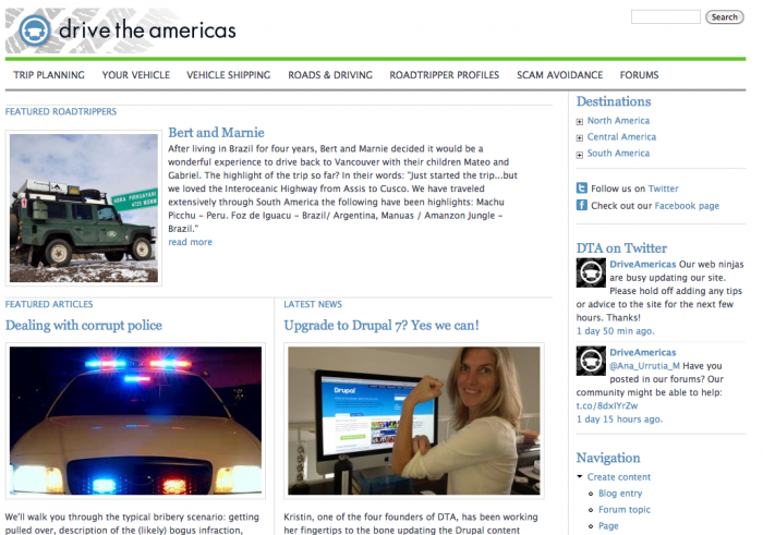 Drive the Americas Home Page