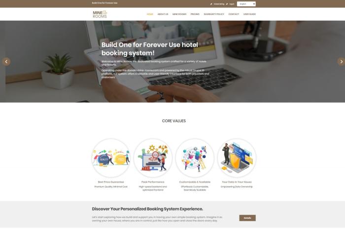 Mine Rooms - Dedicated Rooms Booking and Hotel Management System