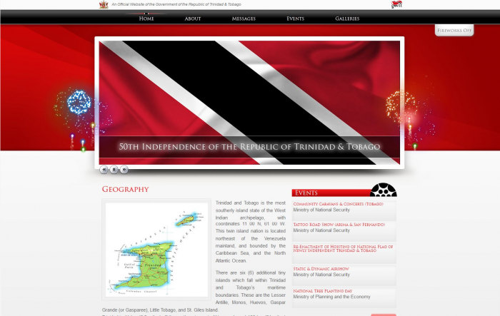 50th Anniversary of the Independence of Trinidad & Tobago