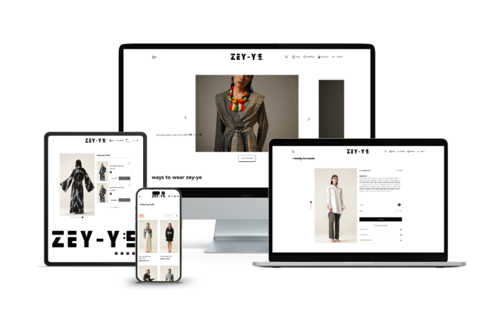 ZEY-YE.com: Crafting a Luxury Fashion E-commerce Experience