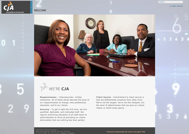 Cheryl Jefferson & Associates screen shot