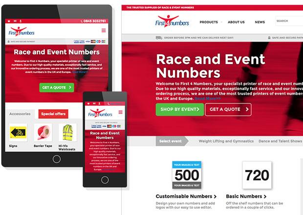 The First4Numbers home page