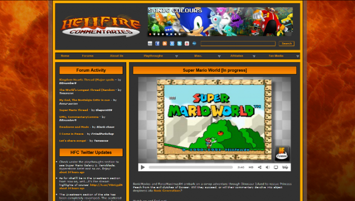 Hellfire Commentaries front page