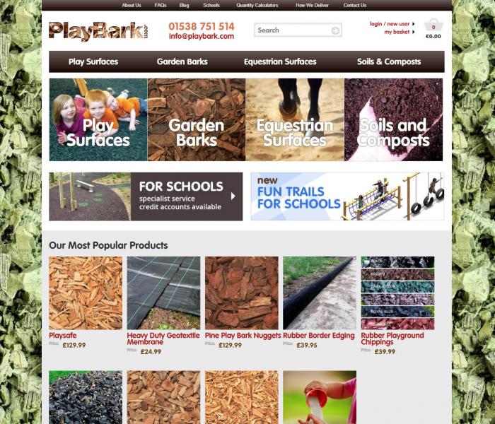 Playbark.com e-commerce website