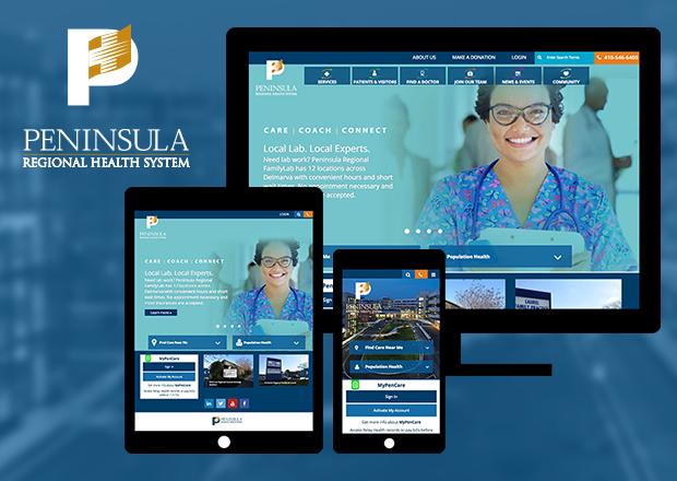 A Healthier Website for Peninsula Regional Health System