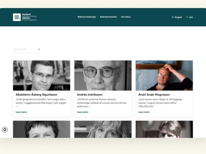 Bókmenntaborgin CMS solution with Drupal 9