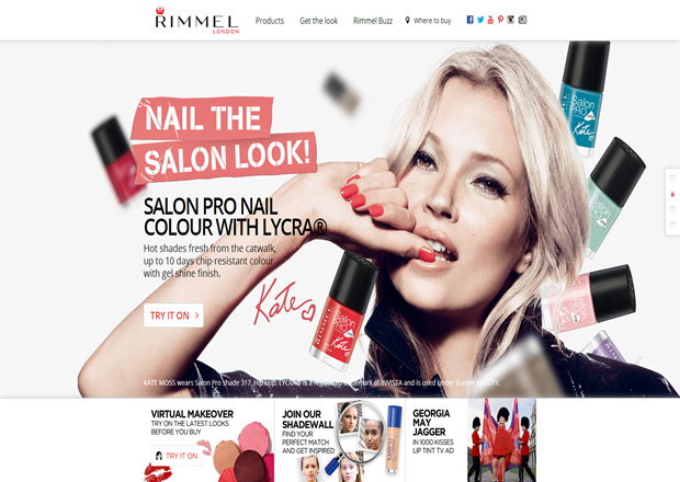 Rimmel London Global Brand Website