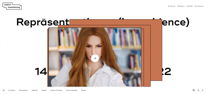 Online presence to promote modern art, explore current events and exhibitions in Luxembourg