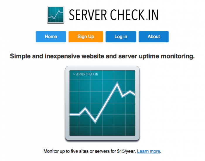 Server Check.in Homepage