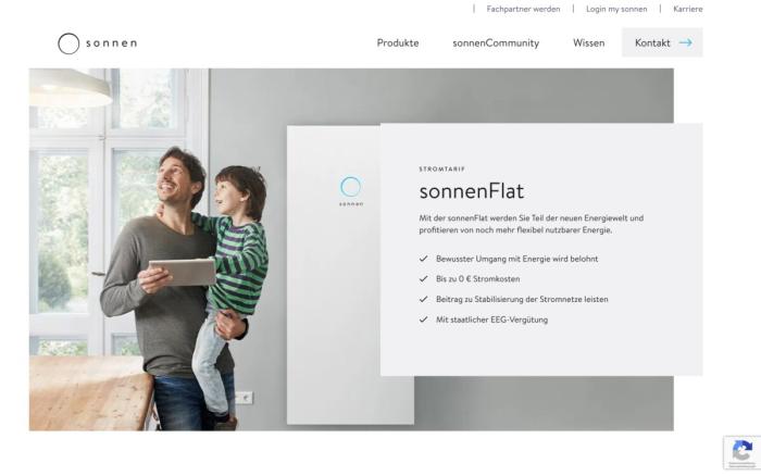 Content-Hub and country-specific websites for Sonnen.de