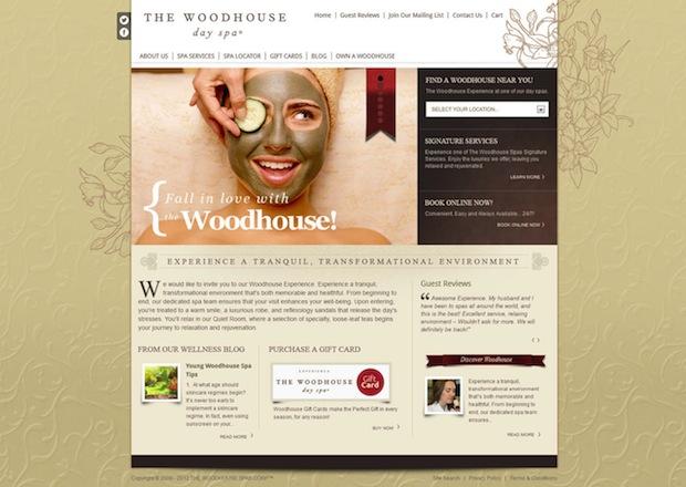 The Woodhouse Day Spa Home Page
