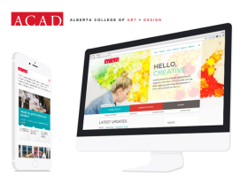 Alberta College of Art + Design (ACAD) Responsive Design