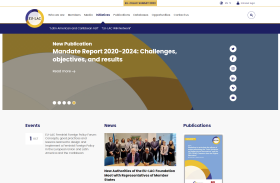 EU-LAC foundation website home-page