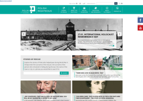 BlueSoft for POLIN Museum - Screenshot of a new portal