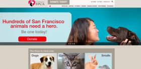 SF SPCA home page