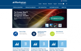 Manhattan Associates Drupal 8 Redesign Homepage 