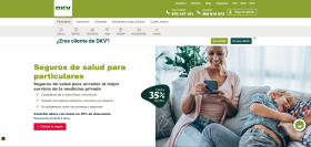 Screenshot of the website homepage