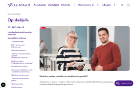 A view for student page with side links