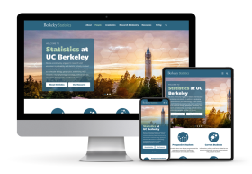 UC Berkeley Statistics homepage design