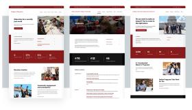 Example UMass websites form the College of Education, College of Nursing, and College of Social & Behaviorial Sciences