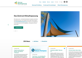 Homepage Zentrum KlimaAnpassung