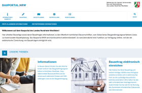 Bauportal Homepage