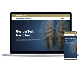 Georgia Tech Neuro Next website screenshot