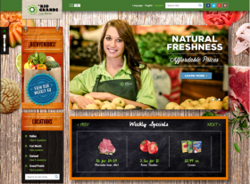 Screenshot of El Rio Grande Homepage