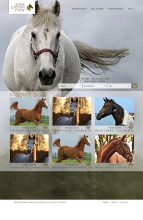 Horse Auction Block Home Page