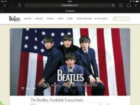 The Official Beatles Website - built with Drupal