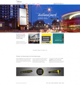 JCDecaux UK homepage