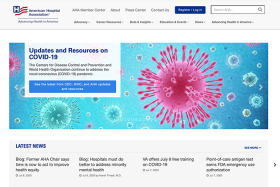 aha.org homepage screenshot