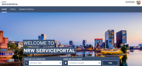 Serviceportal 2.0 Homepage - entrypoint to Digital Public Services