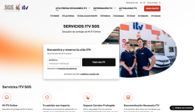SGS ITV homepage screenshot
