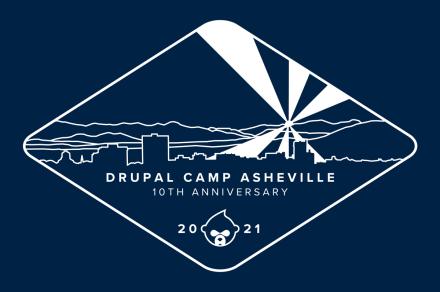 Drupal Camp Asheville 10th Anniversary 2021 logo