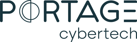 Portage CyberTech horizontal logo. 