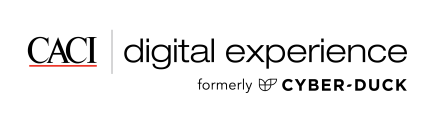Logo of CACI Digital Experience (formerly Cyber-Duck)
