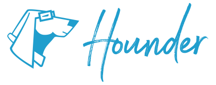 Hounder logo of dog