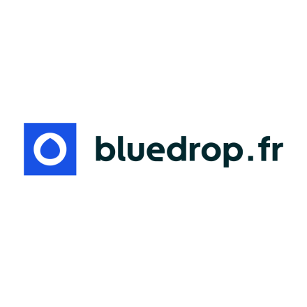 This is the logo of bluedrop.fr agency