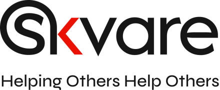Skvare company logo with tagline "Helping Others Helps Others"