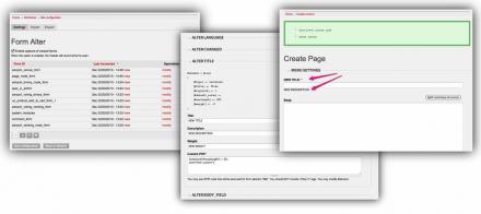 Example application for Form Alter UI