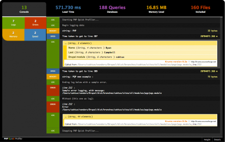 PHP Quick Profiler